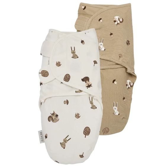 Meyco Zavinovačka 4-6m 2-balení Forest Animals sand
