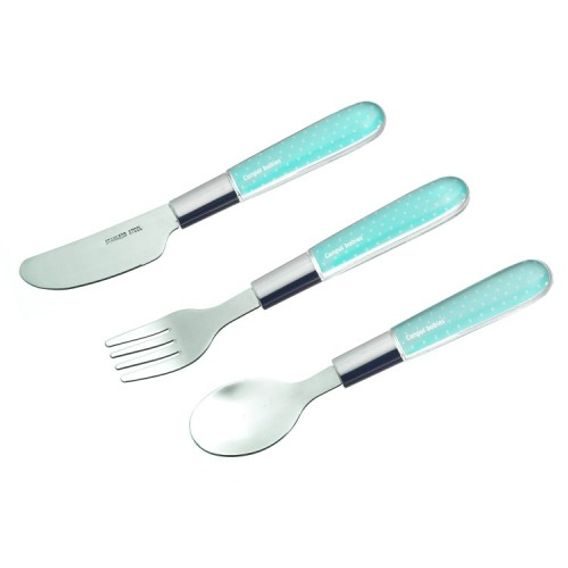 Canpol dětský kovový příbor 3ks MODRÝ