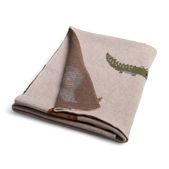 BabyMatex Pletená deka Rainbow (80x100) AFRIKA