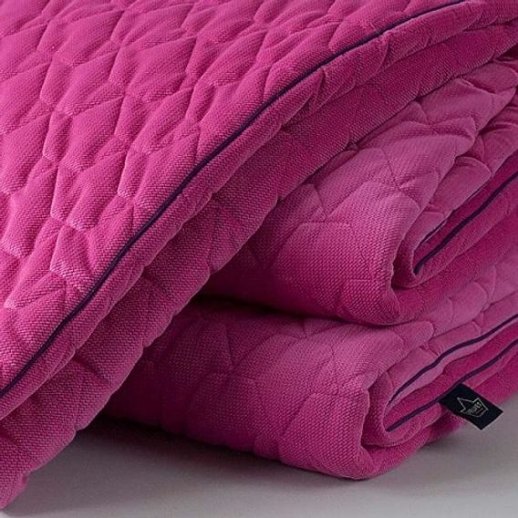 La Millou Luxusní prošívaná deka VELVET s výplní vel.XL - FUCHSIA