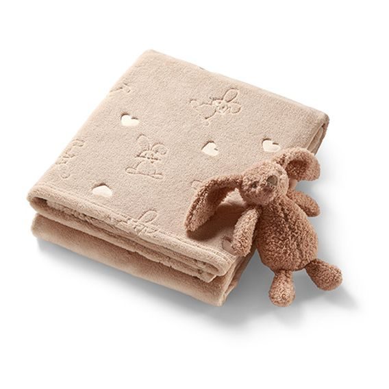 BabyOno Dětská deka + plyšový Králíček