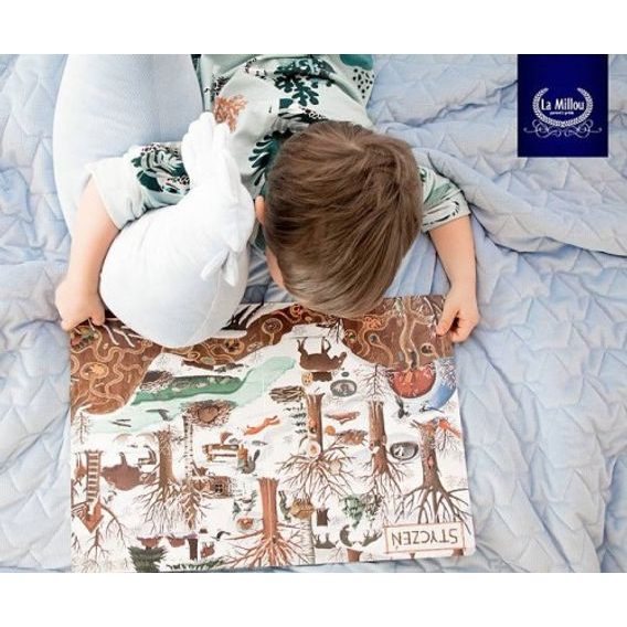 La Millou Luxusní prošívaná dětská deka VELVET s výplní vel.L - DENIM