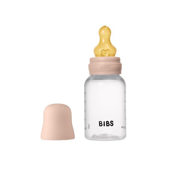 BIBS Kojenecká láhev antikoliková kaučuk 150ml BLUSH