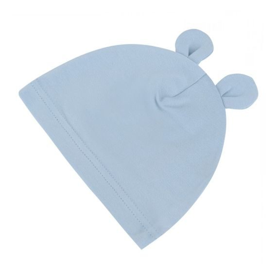 Samiboo Bambusová čepička s oušky SVĚTLE MODRÁ