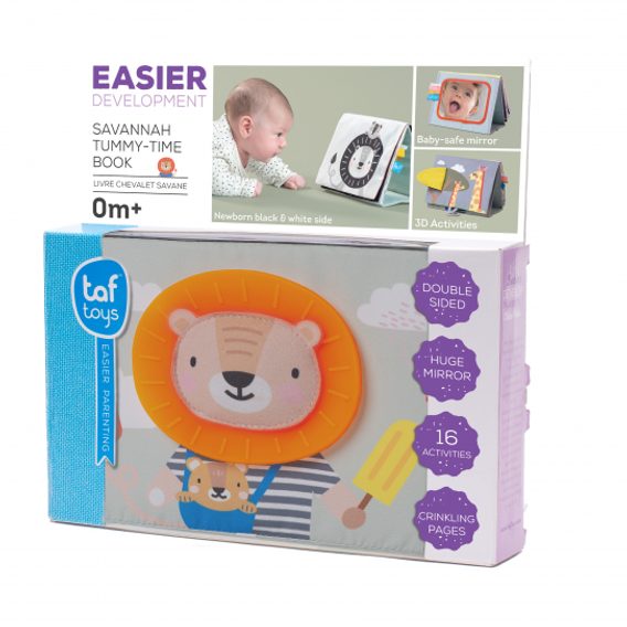 Taf Toys Knížka pro hru na bříšku Savana