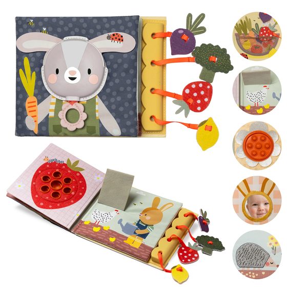Taf Toys Knížka s aktivitami Garden My 1st Busy Book