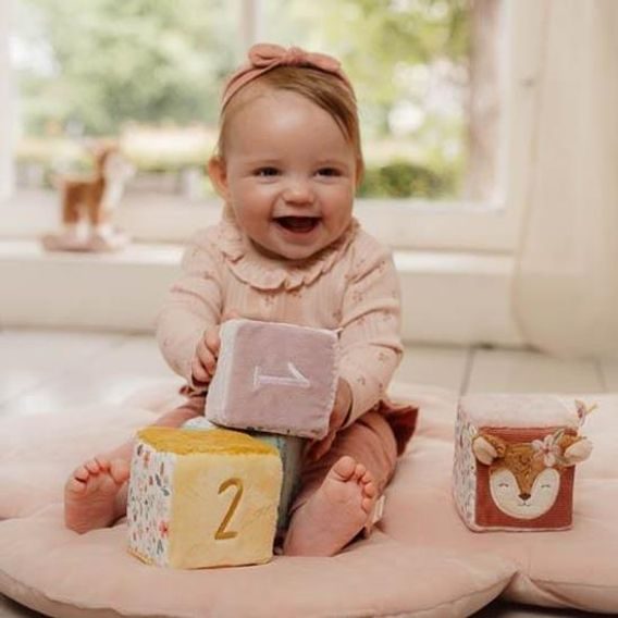 Little Dutch Sada plyšových kostek Fairy Garden