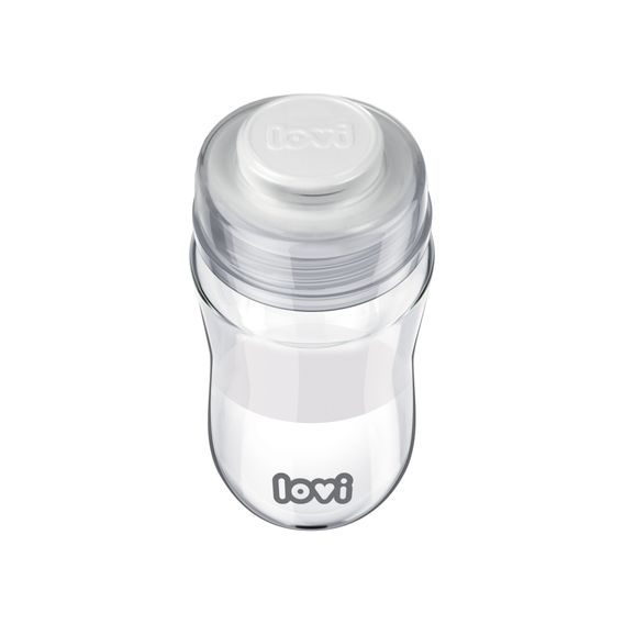 LOVI Skleněná kojenecká láhev 250ml