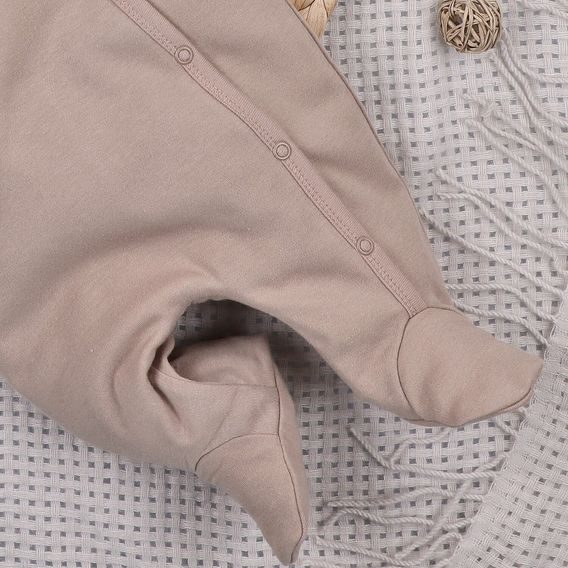 NINI Kojenecká kombinéza overal Méďa Pilot SVĚTLE HNĚDÁ