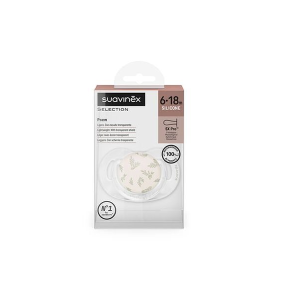 Suavinex Poetry dudlík fyziologický SX Pro 6-18m ZELENÝ