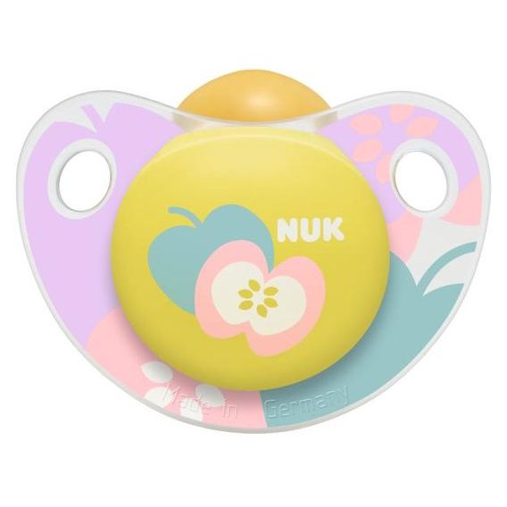 NUK Dudlík latex 6-18m Trendline ADORE - JABLÍČKA