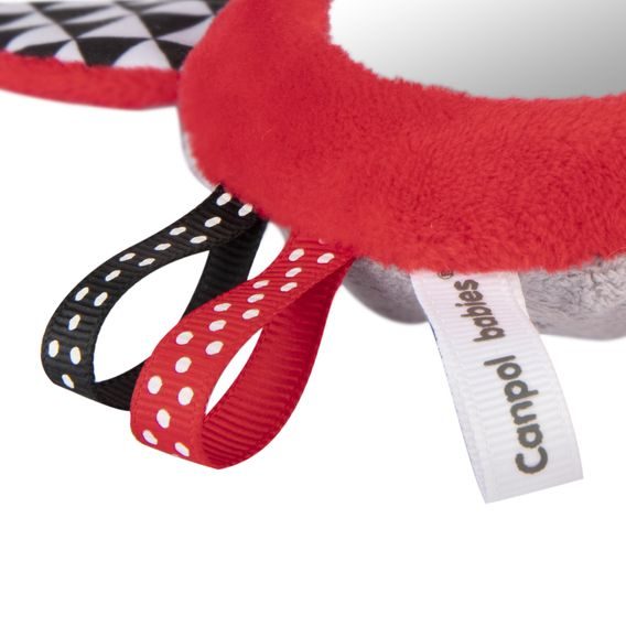 Canpol babies Kontrastní pískátko se zrcátkem SENSORY