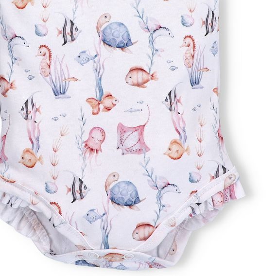 NINI Body krátký rukáv Ocean Girl MOŘSKÁ ZVÍŘÁTKA