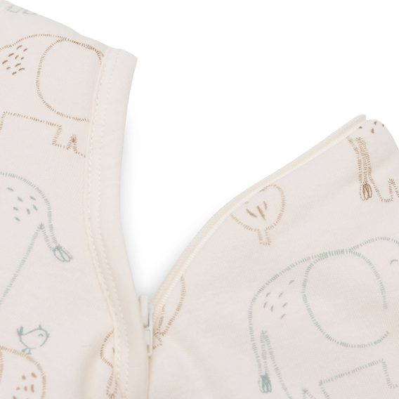 Jollein Spací pytel 2v1 s odepínacími rukávy 6-18m ELEPHANT TALES (90cm)
