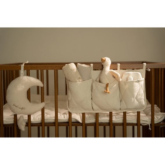 Little Dutch Mušelínový kapsář organic Pure SOFT WHITE