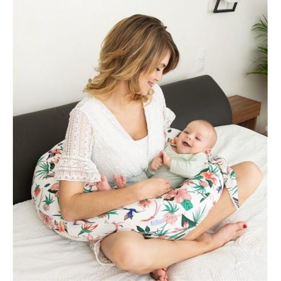 BabyMatex Kojící polštář Moon mušelín (č.06) HOŘČICE