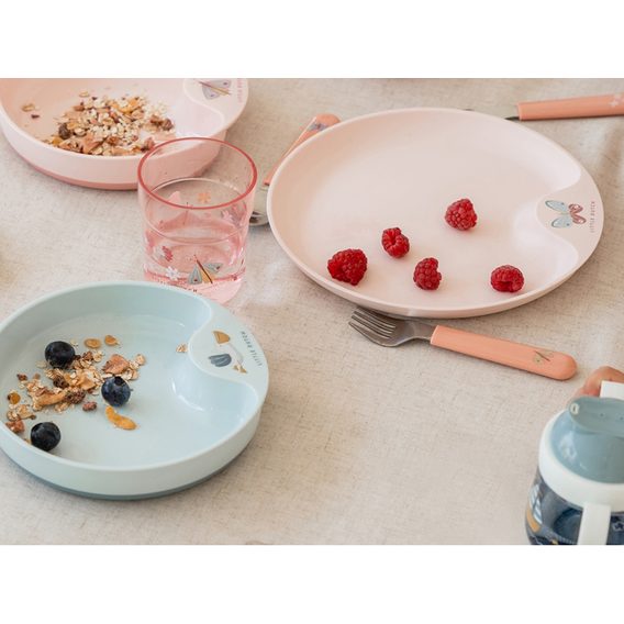 Little Dutch Dětský příbor 3ks Květiny a motýli