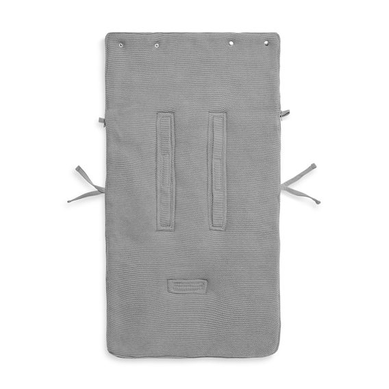 Jollein Fusak do autosedačky Basic Knit STONE GREY