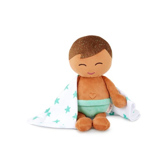 B-Toys Panenka plyšová do vany kluk Lulla Baby Light Brown Hair