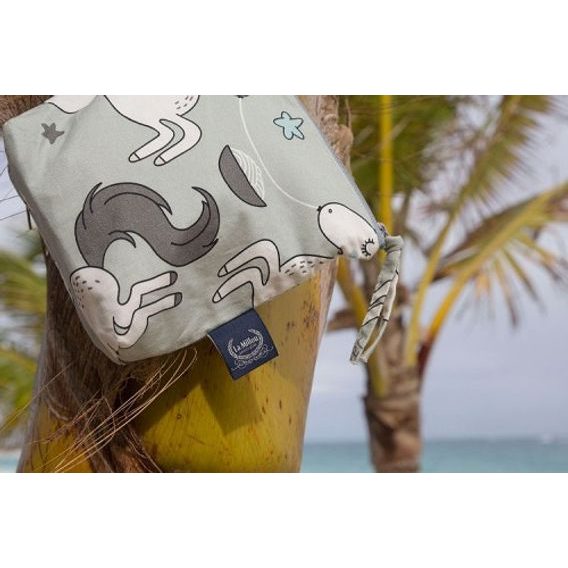 La Millou Nepromokavá kosmetická taštička Travel bag Compact - INDIAN OWL
