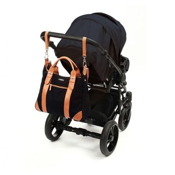 BabyOno Přebalovací taška ICONIC - BLACK/BROWN - ProMrňousky.cz