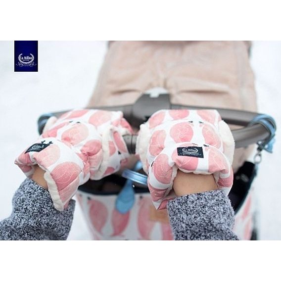 La Millou Luxusní rukávník RUKAVICE na kočárek, LA MILLOU FAMILY - OPAL