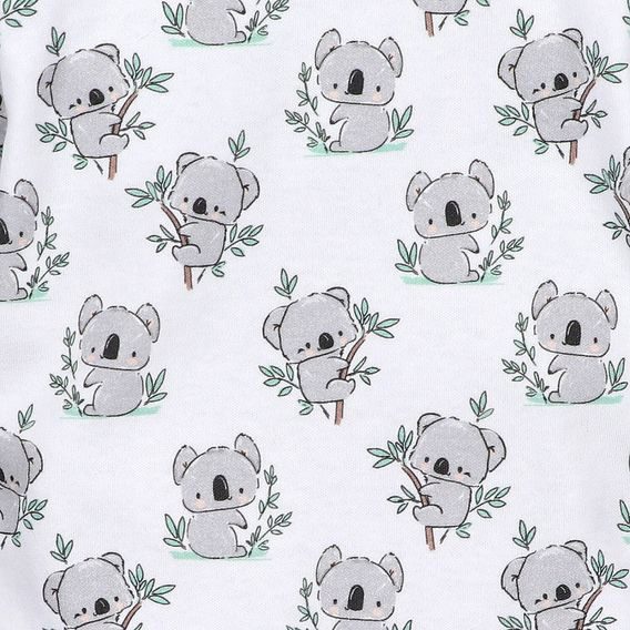 NINI Body dlouhý rukáv Koala VZOROVANÉ