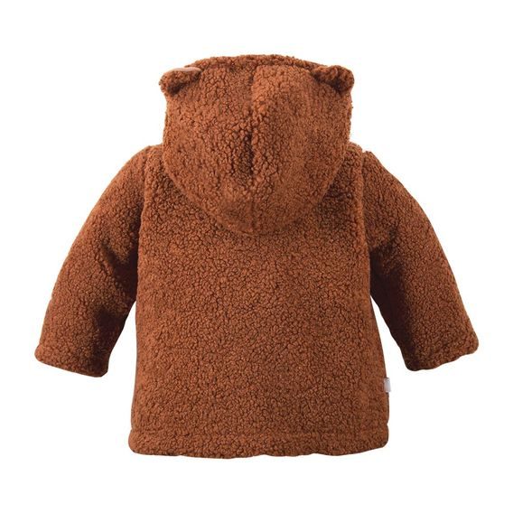 Eevi Chlupatá mikina s kapucí Cars&Bears HNĚDÁ