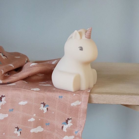 NUUROO Josefine Bambusové mušelínové pleny 2 ks Unicorn Sky