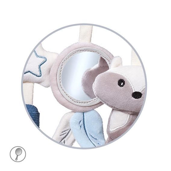 BabyOno Edukační řetěz Raccoon