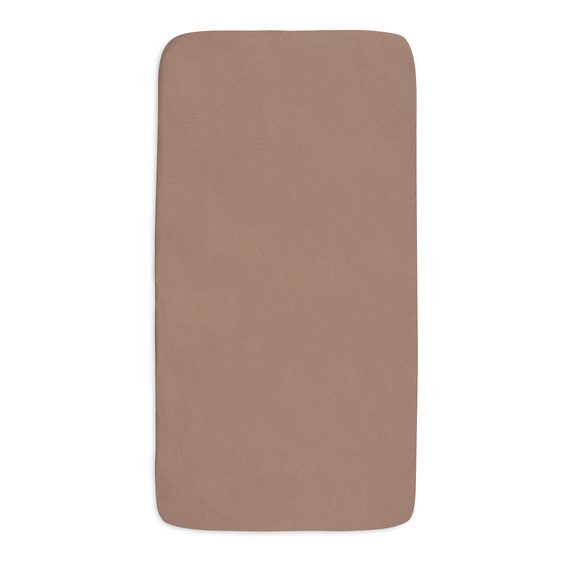 Jollein Prostěradlo napínací 2ks jersey 120x60 Milky Coffee/Ivory