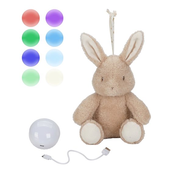 Little Dutch Usínáček Králíček Newborn Naturals