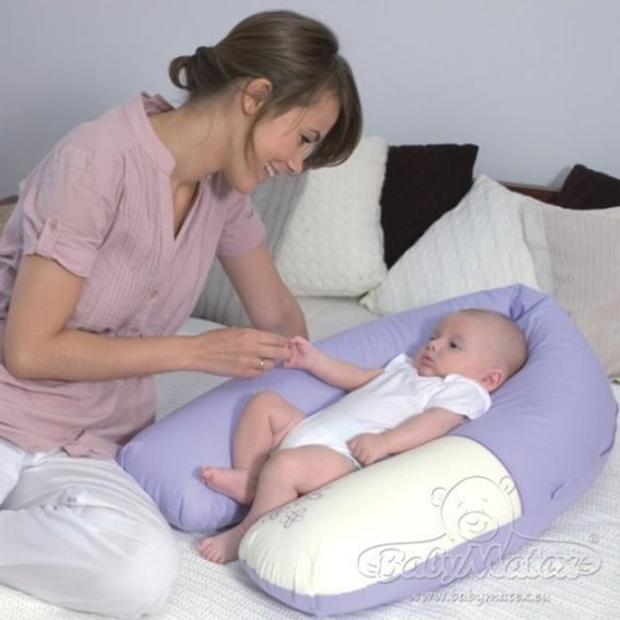 BabyMatex Kojící polštář Relax Mušelín (č.33) MINT