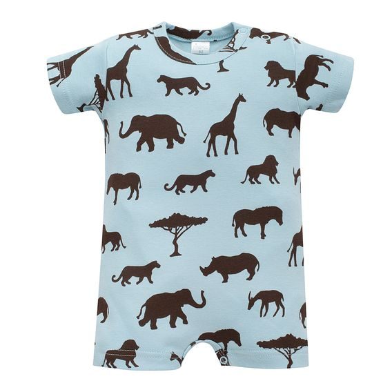 PINOKIO Letní overal Safari MODRÁ