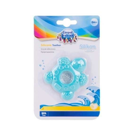 Canpol babies Silikonové kousátko Želva MODRÁ
