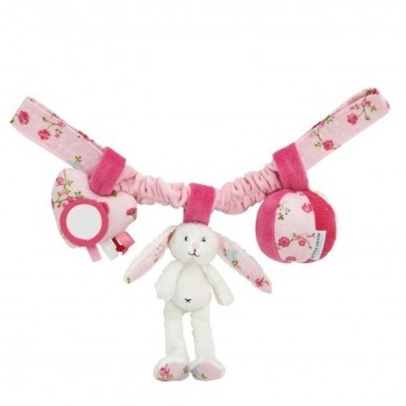 Tiamo Plyšový řetěz zajíček LITTLE DUTCH - PINK BLOSSOM