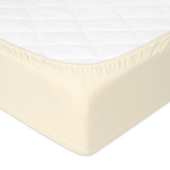 BabyMatex Nepromokavé jersey prostěradlo 140x70cm KRÉMOVÉ