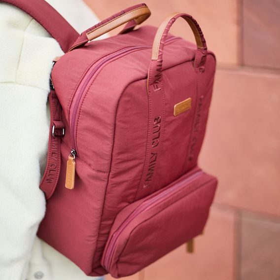 Childhome Přebalovací batoh Family Club Signature Urban Burgundy