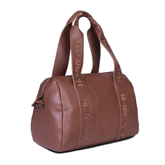 Childhome Přebalovací taška Mommy Club Signature Vegan Leather Dark Brown