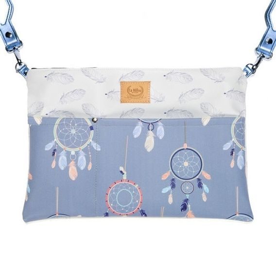 La Millou Luxusní organizér na kočárek FEERIA, DREAMCATCHER GREY - PREMIUM by Katarzyna Zielinska