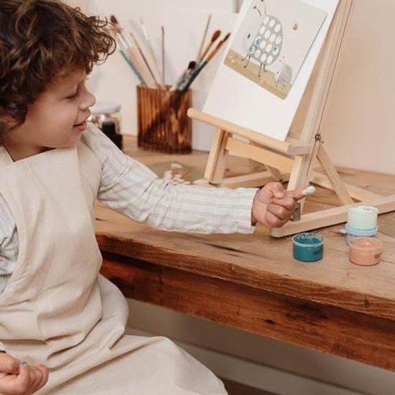 Little Dutch Kreativní sada malování prsty Forest Friends