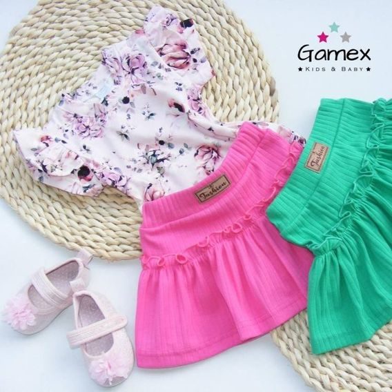 Gamex Sukýnka žebrovaná RŮŽOVÁ