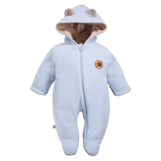 Eevi Kojenecká kombinéza overal fleece Run&Fun SVĚTLE MODRÁ