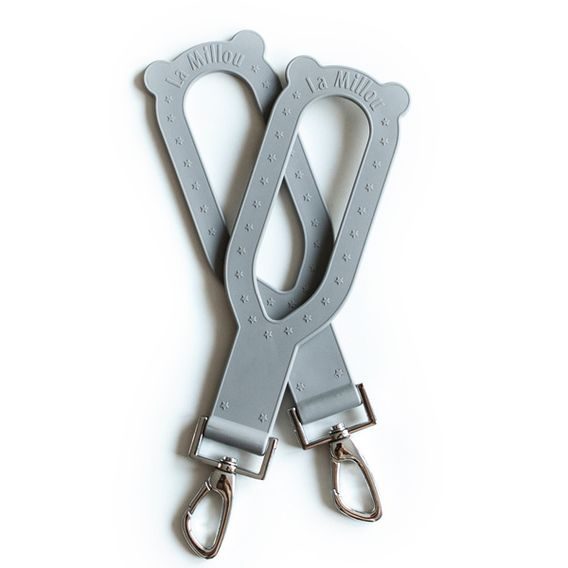 La Millou Úchyty na kočárek - GREY/SILVER