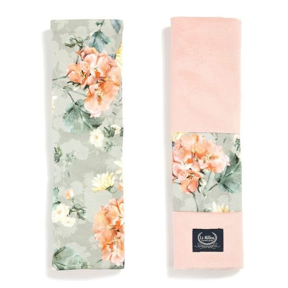 La Millou Chrániče pásů Organic Jersey - BLOOMING BOUTIQUE & POWDER PINK