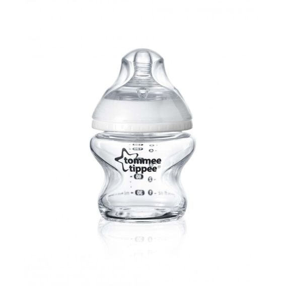 Tommee Tippee Kojenecká láhev C2N 150ml SKLENÉNÁ 0m+, 1ks