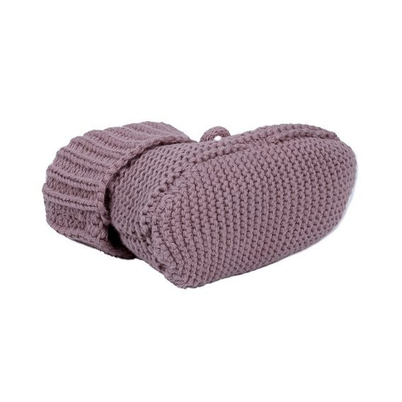 LODGER Capáčky 0-6m Slipper Knit Rose
