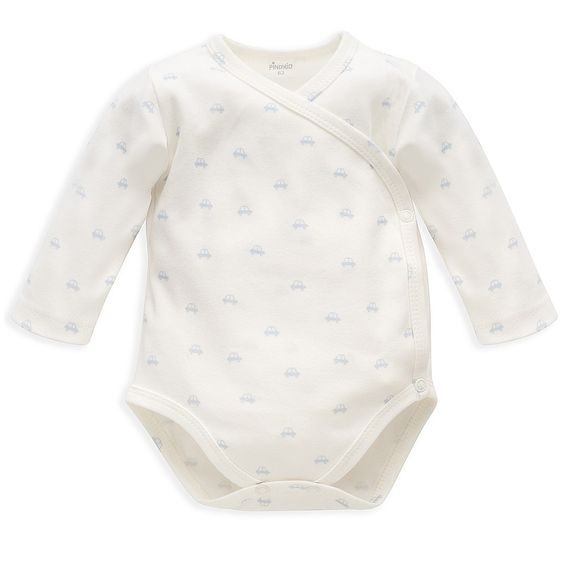 PINOKIO Body zavinovací Lovely Day BabyBlue AUTÍČKA