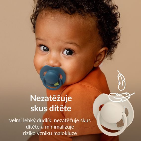 LOVI 2x dudlík silikonový dynamický PRIME 18m+ Baby Blue/Blue