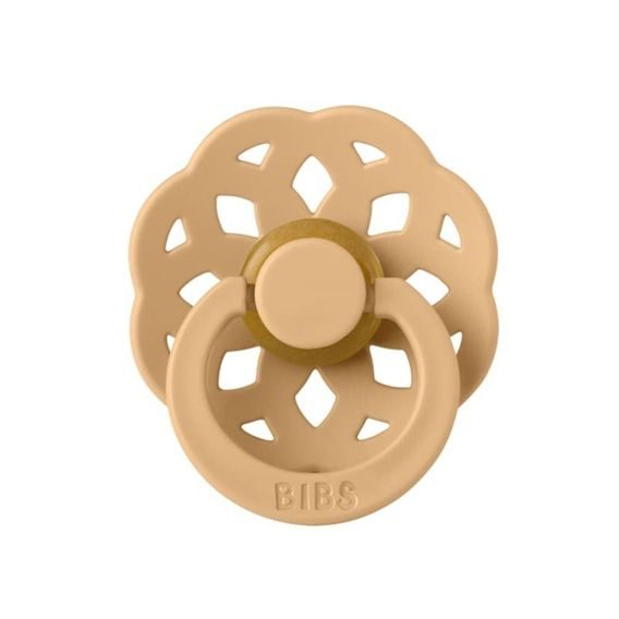 BIBS Boheme Dudlík kaučuk kulatý 6-18m DESERT SAND